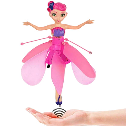 Fliegende Fee - Interaktive, leuchtende Schwimmend mit Geräuschen für Kinder