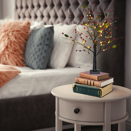 Frühling Baum Licht - LED-Dekolampe mit warmweißem Lichtschein