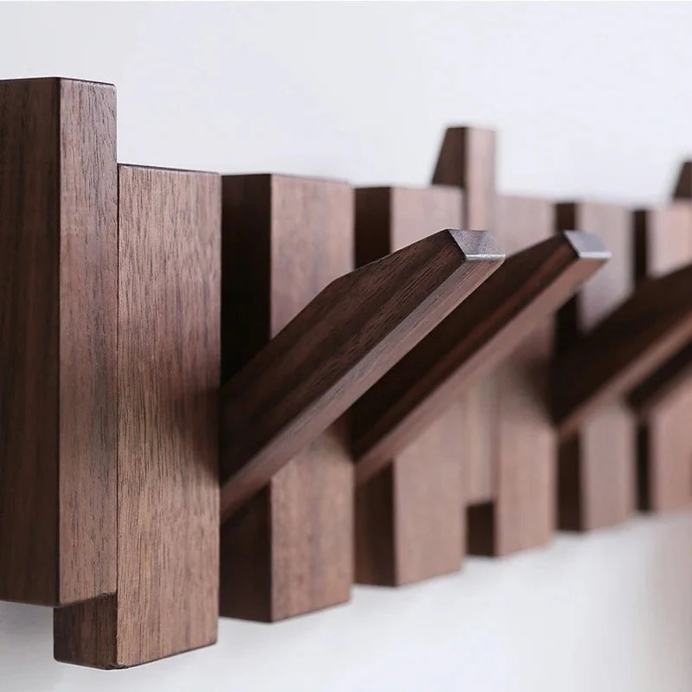 Garderobenhaken aus Holz - Kreatives Piano-Design für Flure und Eingangsbereiche