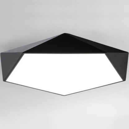 Kompakte Geometrische Deckenleuchte – LED Oberflächenbeleuchtung mit Linse