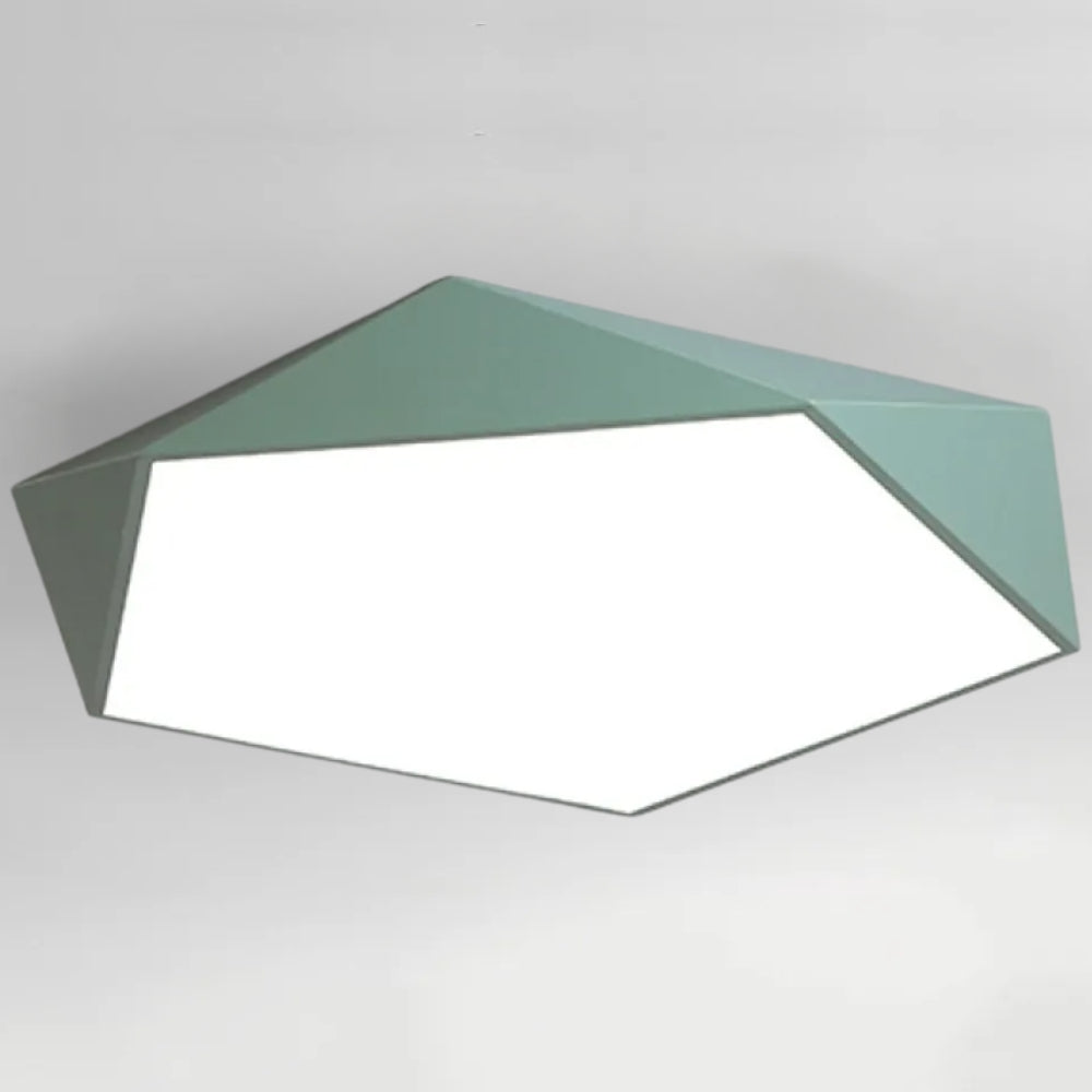 Kompakte Geometrische Deckenleuchte – LED Oberflächenbeleuchtung mit Linse