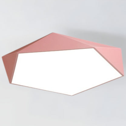 Kompakte Geometrische Deckenleuchte – LED Oberflächenbeleuchtung mit Linse