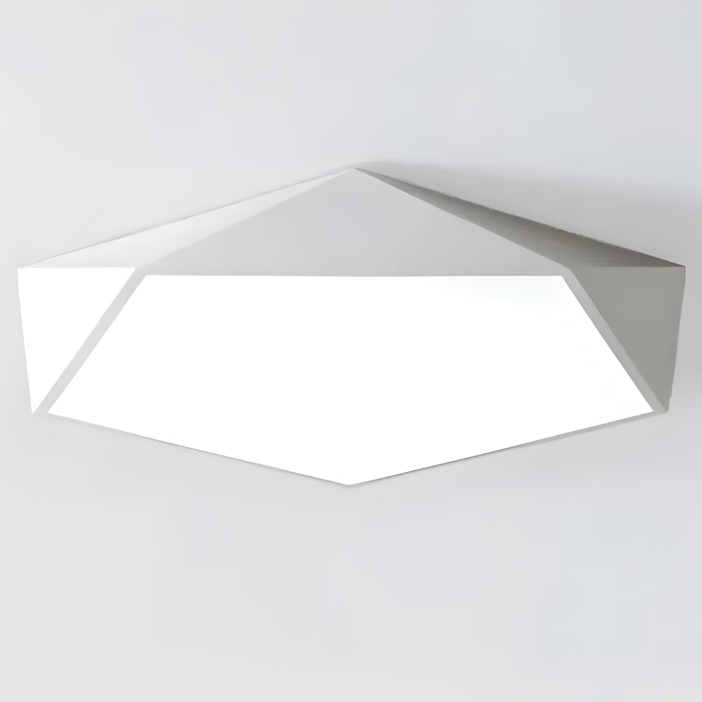 Kompakte Geometrische Deckenleuchte – LED Oberflächenbeleuchtung mit Linse