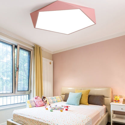 Kompakte Geometrische Deckenleuchte – LED Oberflächenbeleuchtung mit Linse