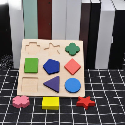 Geometrische Form Puzzle - frühes Lernen Feinmotorische Fähigkeiten Spielzeug für Kinder