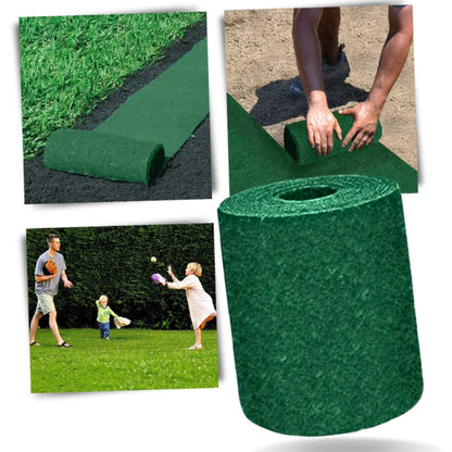 Gras-Saatgutmatte - Ganzjährige Rasenregeneration mit schneller Keimung