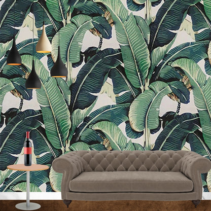 Grüne Bananenblätter Fototapete - Landschaft Tropische Pflanze Abbildung
