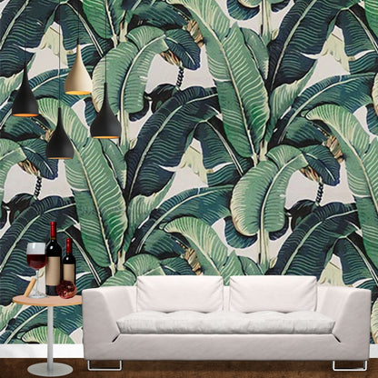 Grüne Bananenblätter Fototapete - Landschaft Tropische Pflanze Abbildung