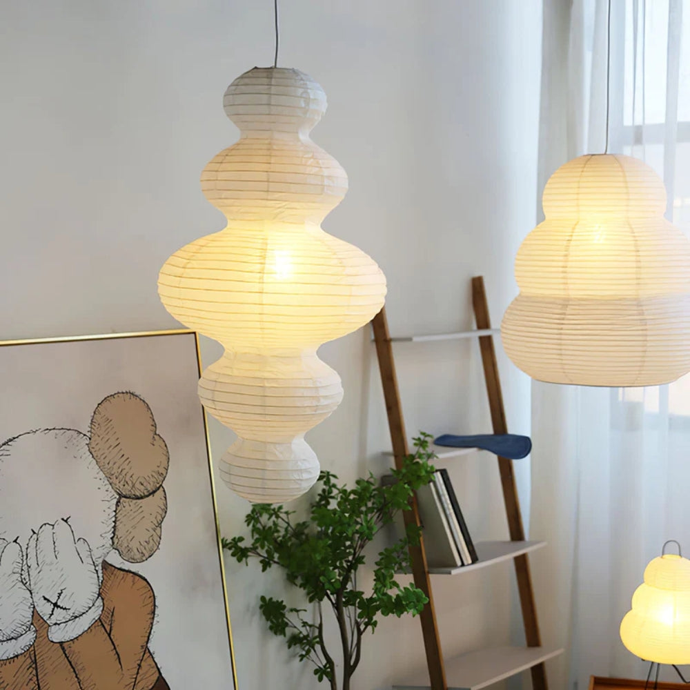 Handgefertigte Design-Hängeleuchte - dimmbar und für schräge Decken geeignet