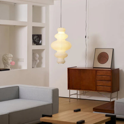 Handgefertigte Design-Hängeleuchte - dimmbar und für schräge Decken geeignet