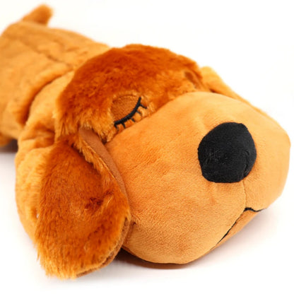 Herzförmiges Plüsch-Hundespielzeug - weicher Begleiter für drinnen und unterwegs