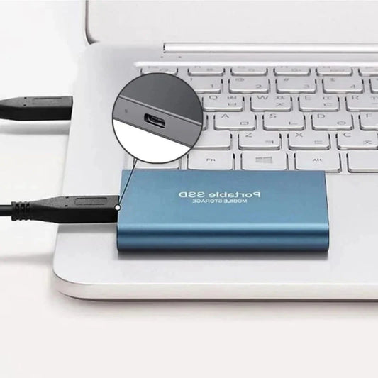 Externe Solid-State-Festplatte – Hochgeschwindigkeits-Portabler SSD-Speicher mit USB-C
