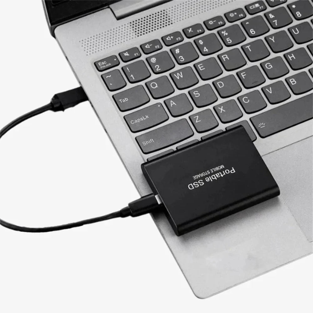 Externe Solid-State-Festplatte – Hochgeschwindigkeits-Portabler SSD-Speicher mit USB-C