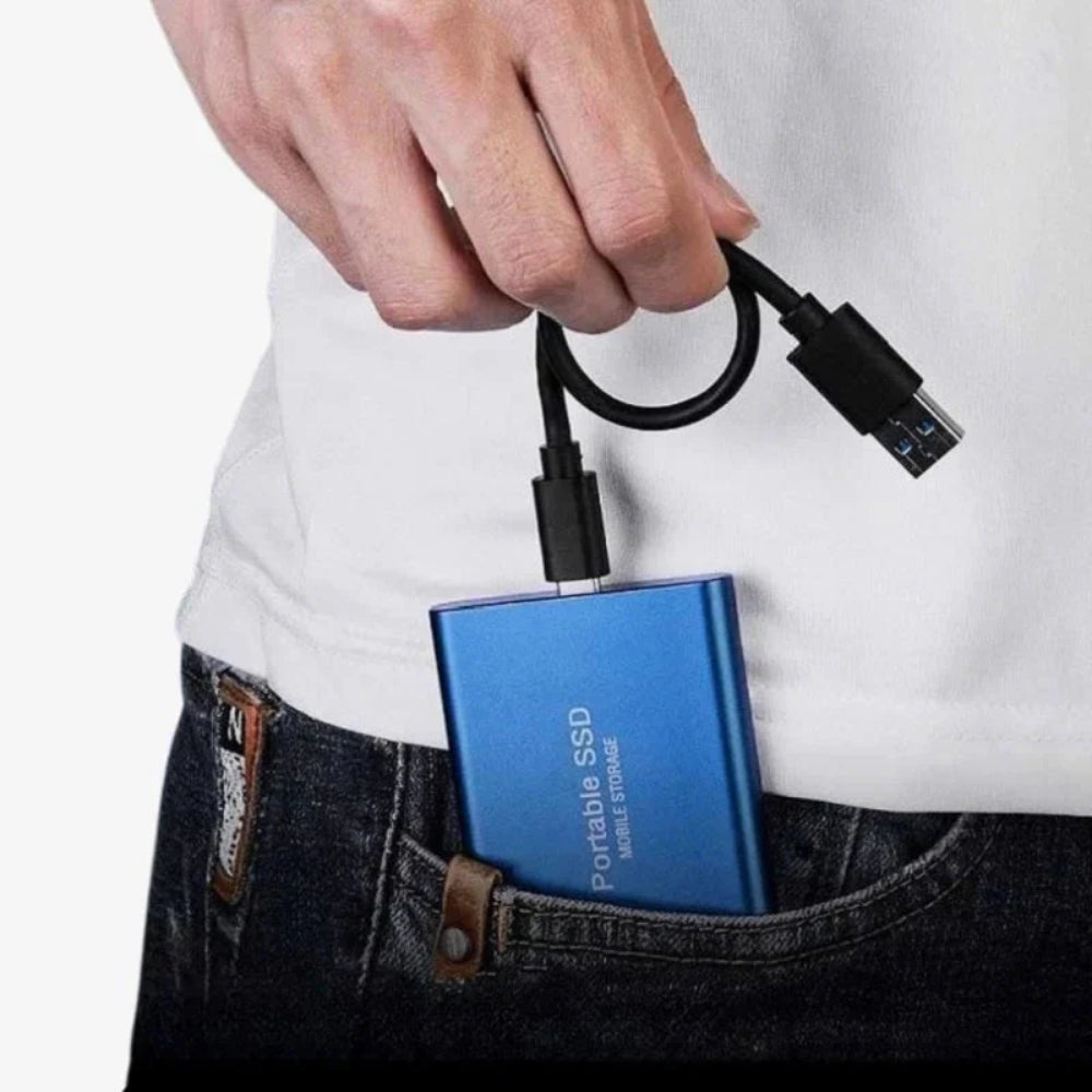 Externe Solid-State-Festplatte – Hochgeschwindigkeits-Portabler SSD-Speicher mit USB-C