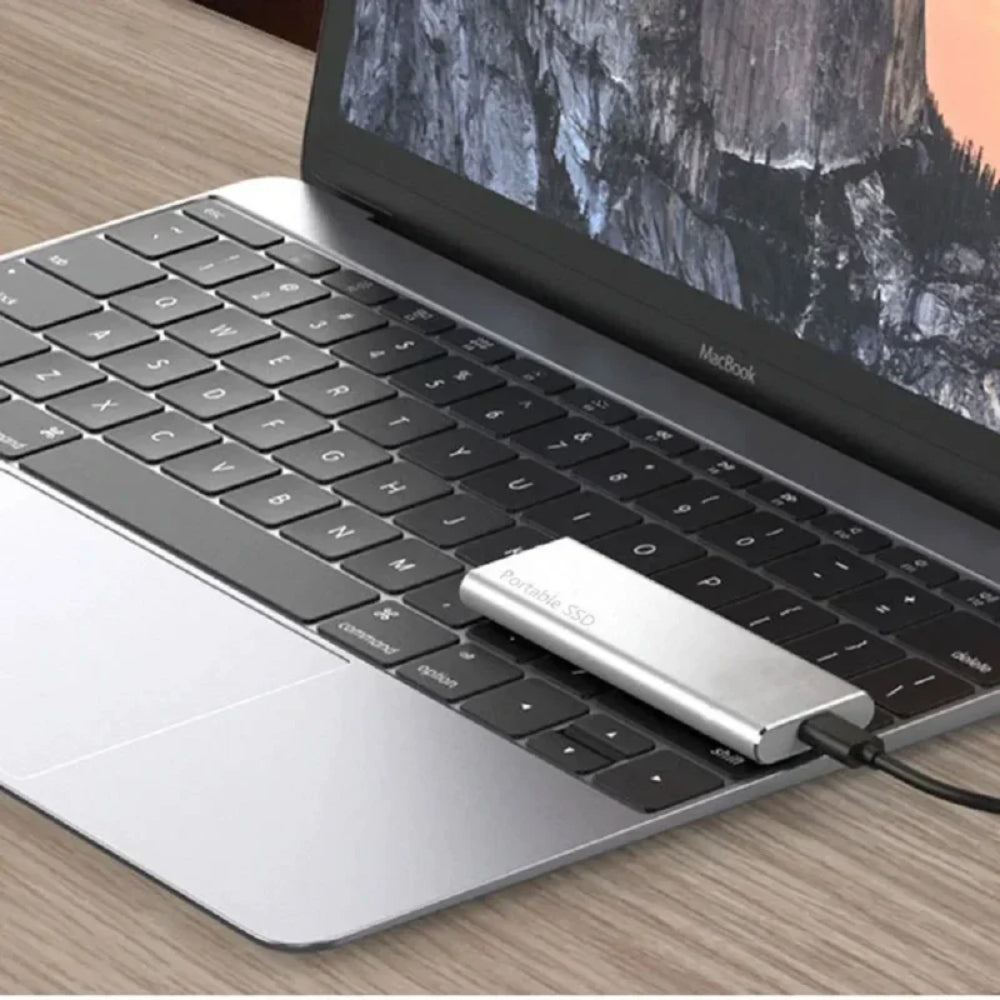 Hochgeschwindigkeits-USB-C-SSD - tragbares externes Laufwerk für PC, Mac & Android