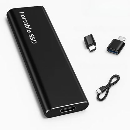 Hochgeschwindigkeits-USB-C-SSD - tragbares externes Laufwerk für PC, Mac & Android