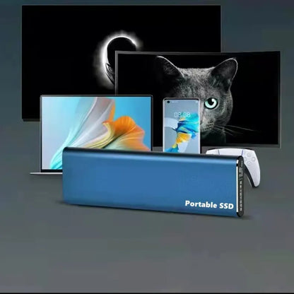 Hochgeschwindigkeits-USB-C-SSD - tragbares externes Laufwerk für PC, Mac & Android