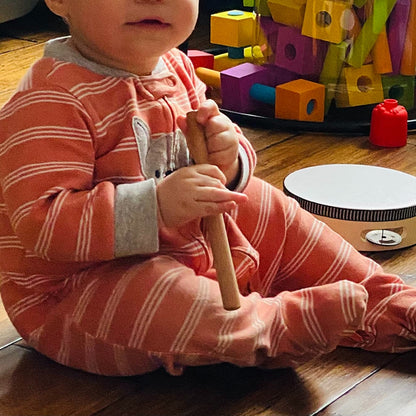 Hölzernes Musikset - 10-teiliges Rhythmusinstrumente-Spielzeug für Kinder