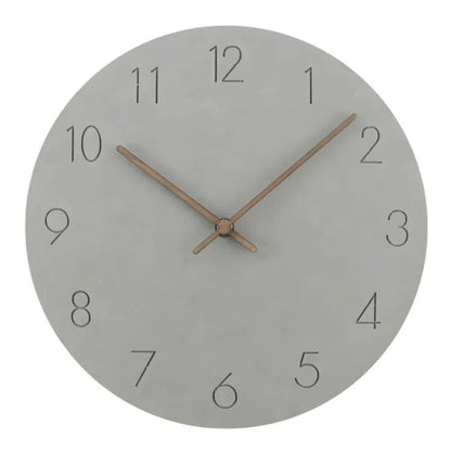 Holzwanduhr – Geräuschloses Quarzwerk