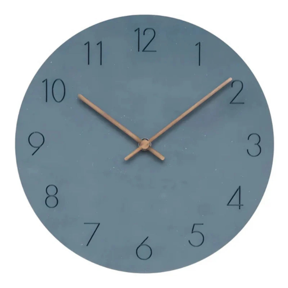 Holzwanduhr – Geräuschloses Quarzwerk