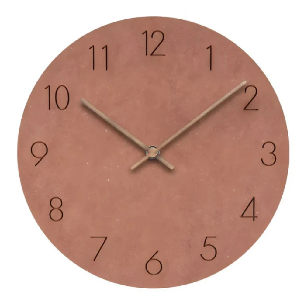 Holzwanduhr – Geräuschloses Quarzwerk