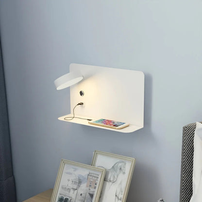 Intelligente Wandleuchte mit USB-Anschluss - 3-Farben-LED für Schlafzimmer