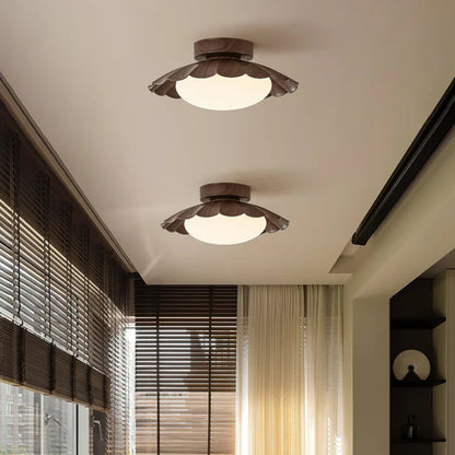 Jakobsmuschel Gestaltung Lampe - LED Decken- und Wandleuchte bündig montiert