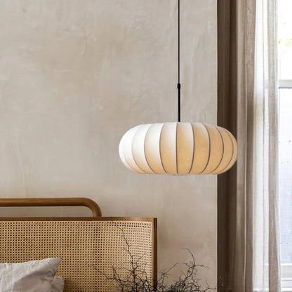 Japanisch inspirierte Pendelleuchte - Wabi-Sabi-Stil mit verstellbarer Höhe