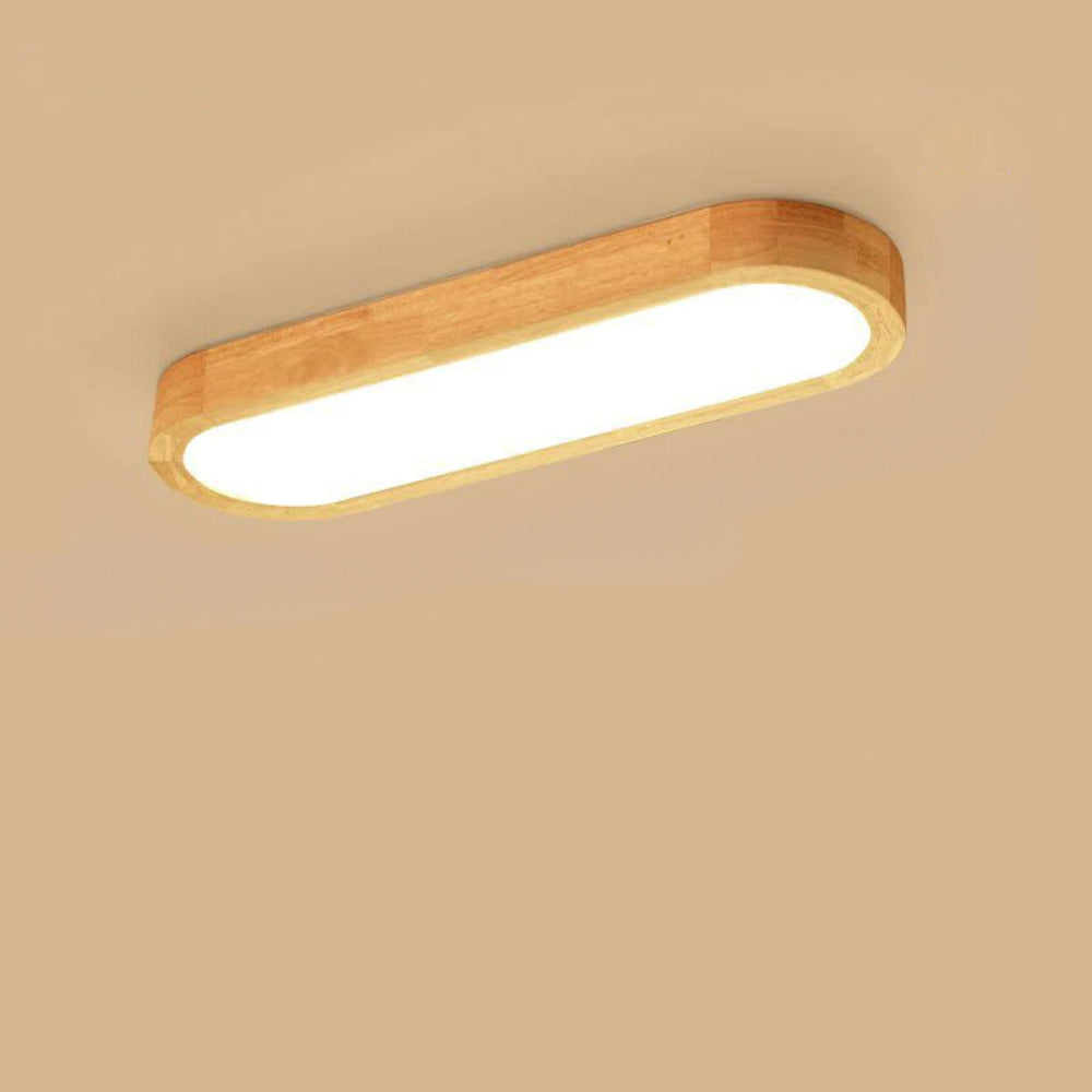 Japanische Deckenleuchte mit LED-Flachmontage – Dreifarbige Dimmbar Lampe