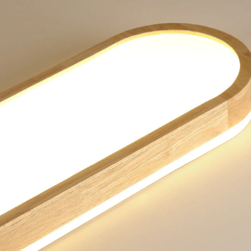 Japanische Deckenleuchte mit LED-Flachmontage – Dreifarbige Dimmbar Lampe