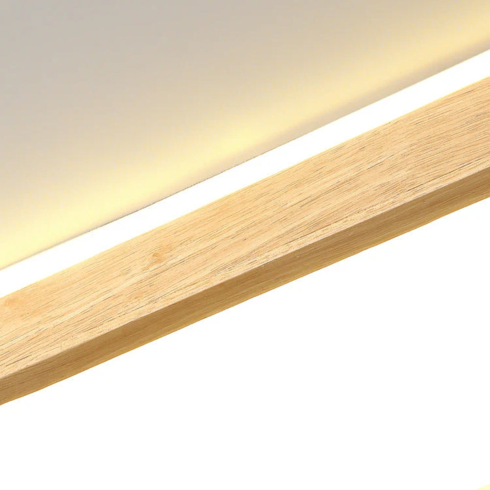 Japanische Deckenleuchte mit LED-Flachmontage – Dreifarbige Dimmbar Lampe
