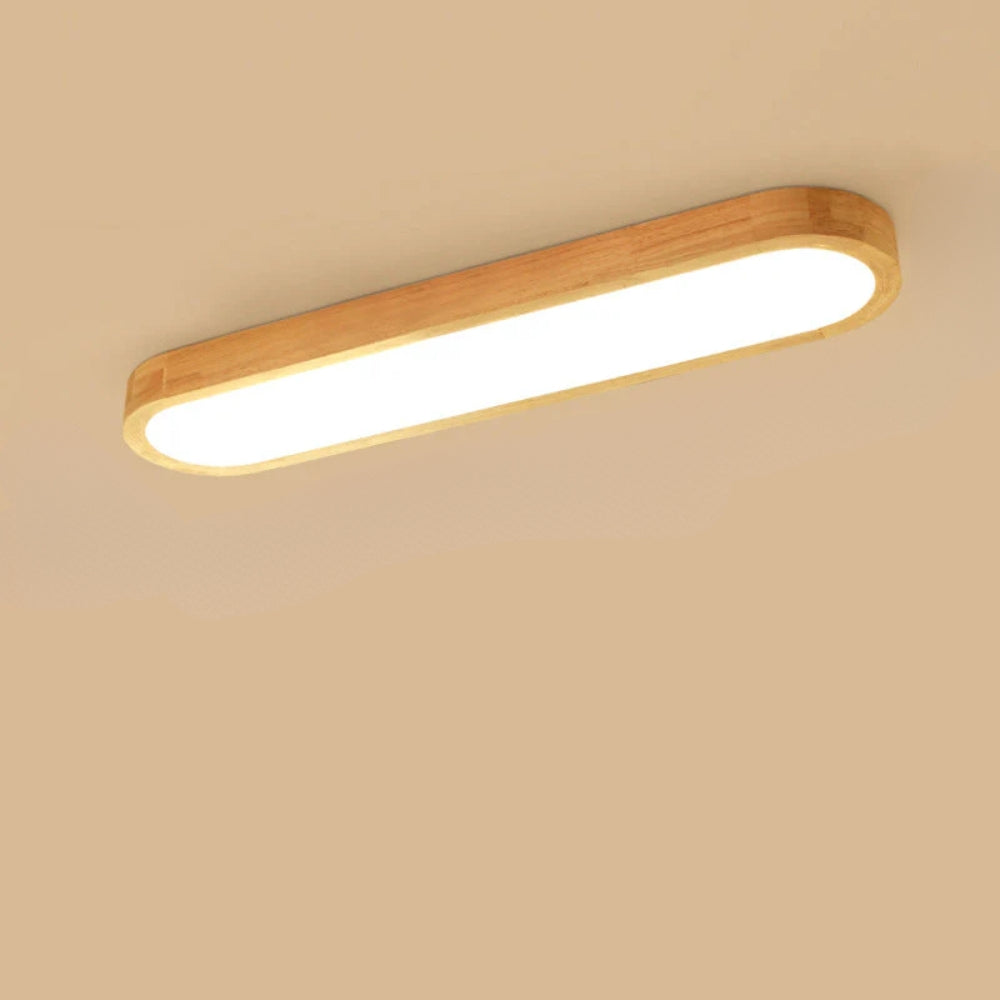 Japanische Deckenleuchte mit LED-Flachmontage – Dreifarbige Dimmbar Lampe
