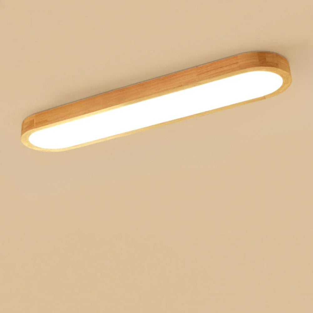 Japanische Deckenleuchte mit LED-Flachmontage – Dreifarbige Dimmbar Lampe