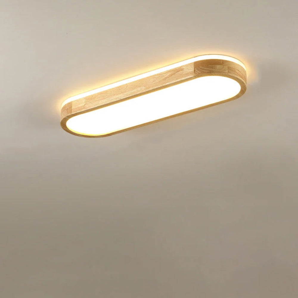 Japanische Deckenleuchte mit LED-Flachmontage – Dreifarbige Dimmbar Lampe