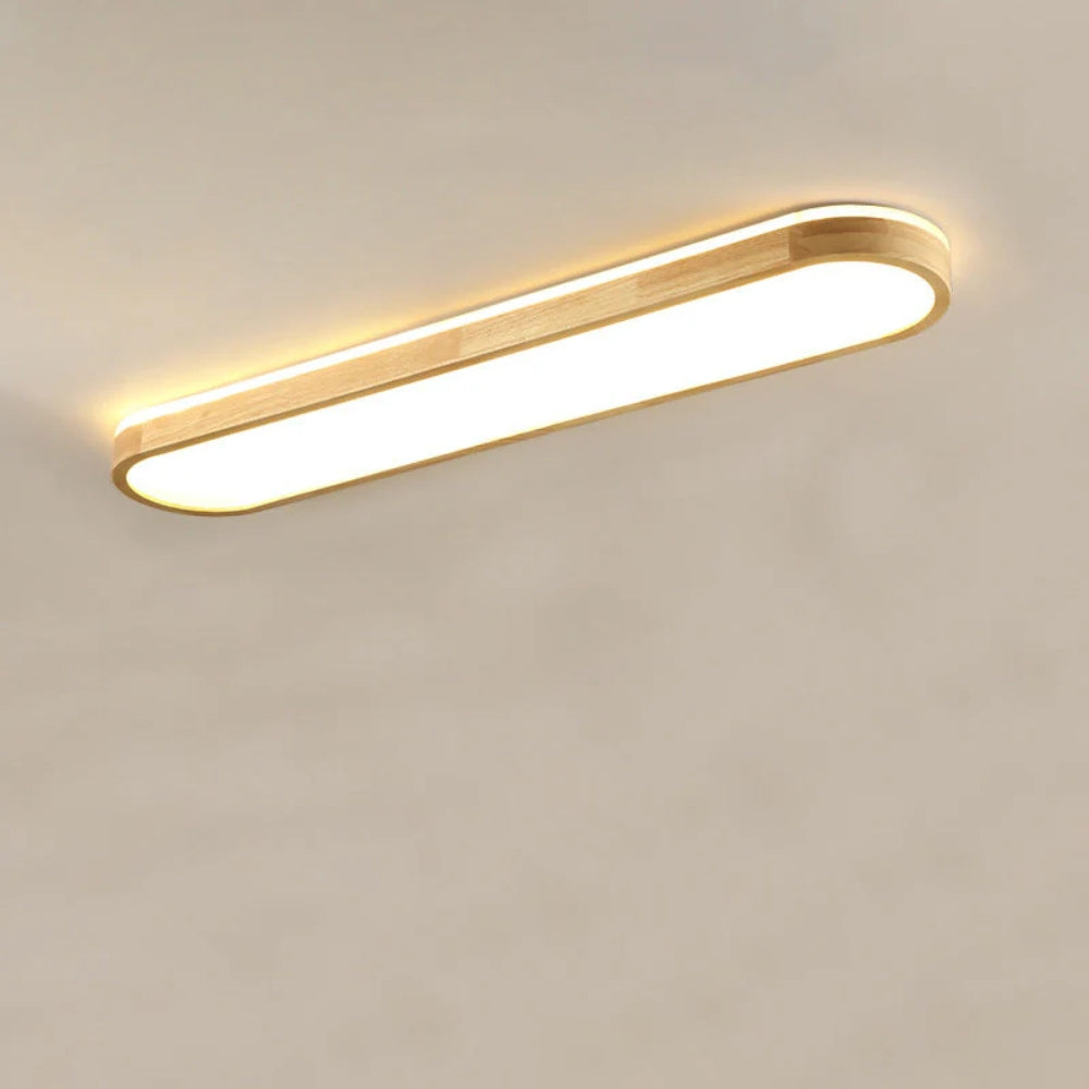 Japanische Deckenleuchte mit LED-Flachmontage – Dreifarbige Dimmbar Lampe