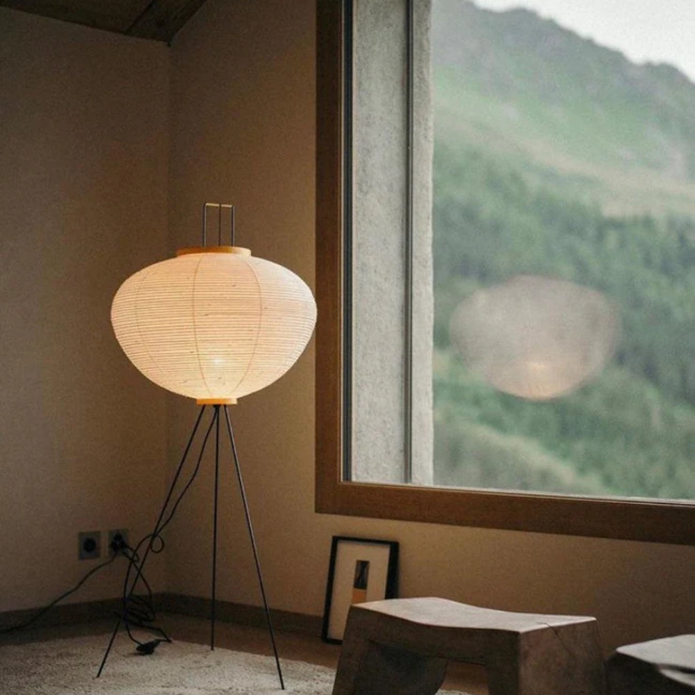 Japanische Stehlampe – Sanfte Beleuchtung