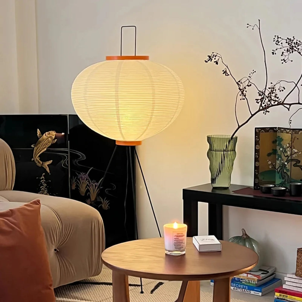 Japanische Stehlampe – Sanfte Beleuchtung