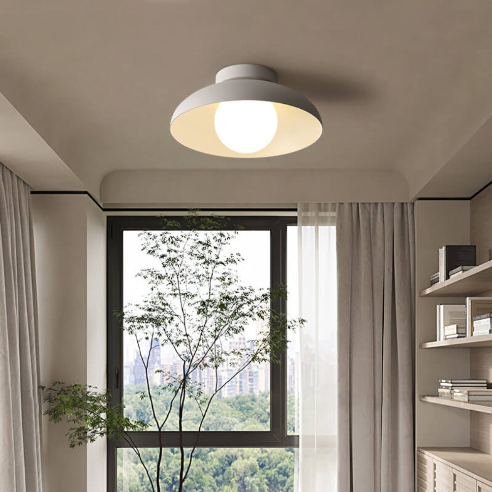 Japanische Wabi-Sabi inspirierte Deckenleuchte - 1-Licht Weich Umgebungsbeleuchtung