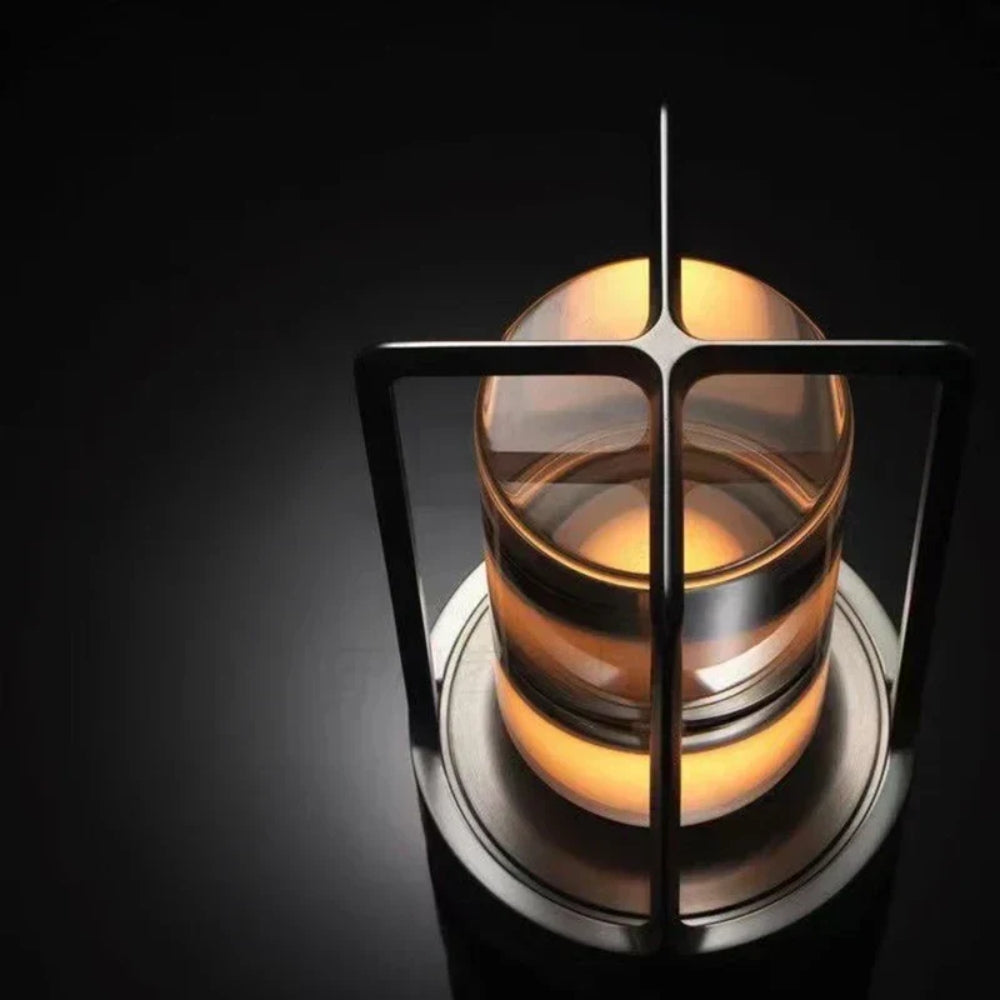 Kabellose LED-Laternen-Tischlampe – Einstellbares Licht mit Touch-Dimmung