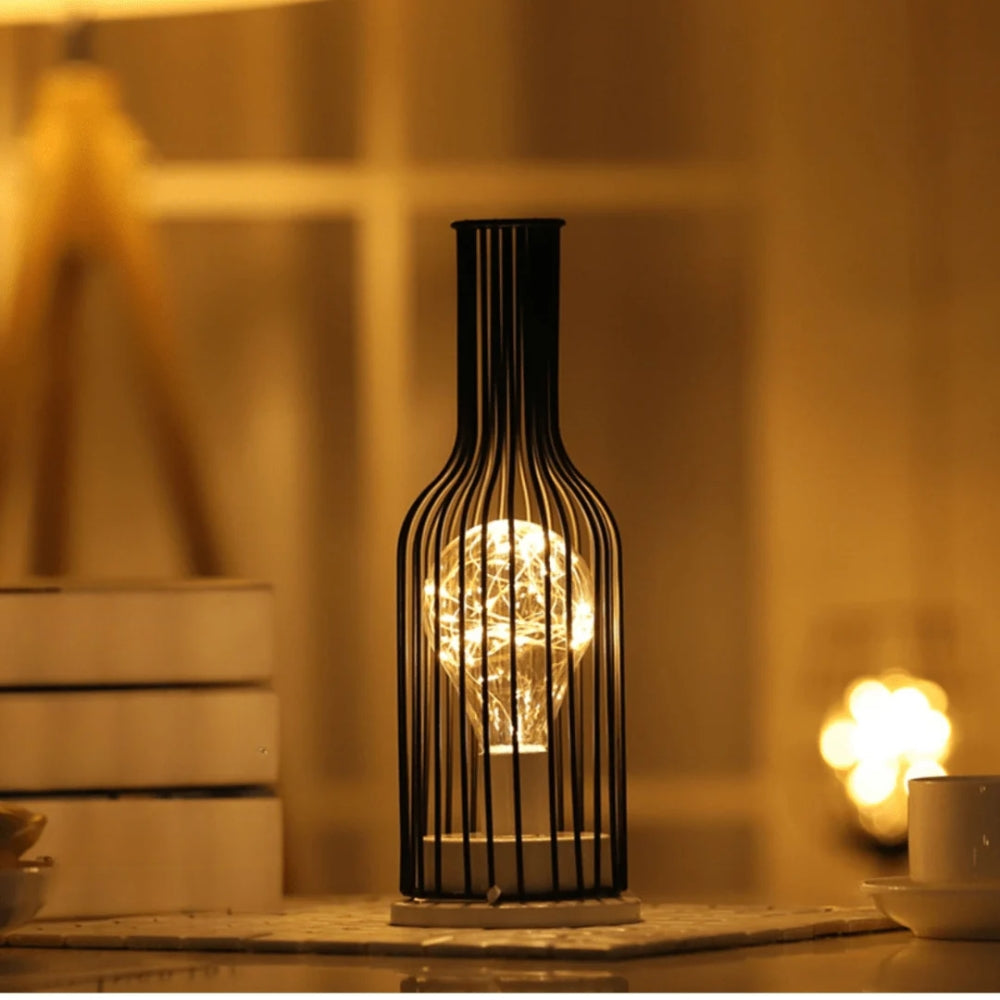 Kabellose LED-Tischlampe - Kabelloses Umgebungslicht für Esszimmer