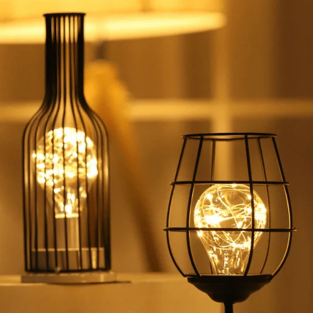 Kabellose LED-Tischlampe - Kabelloses Umgebungslicht für Esszimmer