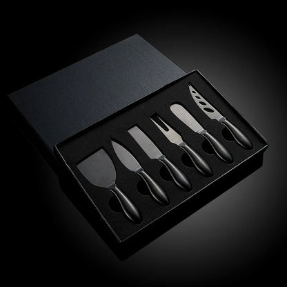 Käsespachtel-Set - Ergonomisches Griffmesser für Weich- und Hartkäse