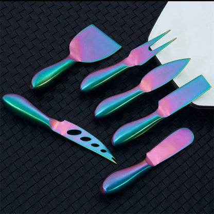 Käsespachtel-Set - Ergonomisches Griffmesser für Weich- und Hartkäse
