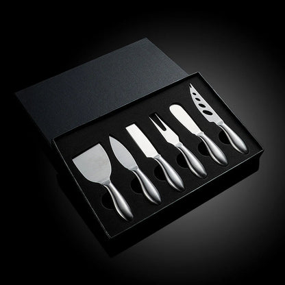 Käsespachtel-Set - Ergonomisches Griffmesser für Weich- und Hartkäse