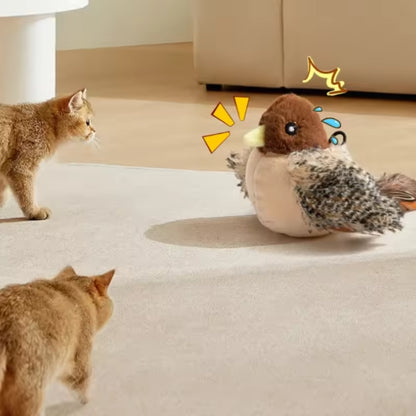 Jagdvogel Katzenspielzeug - USB aufladbar mit aktiven Spieleigenschaften