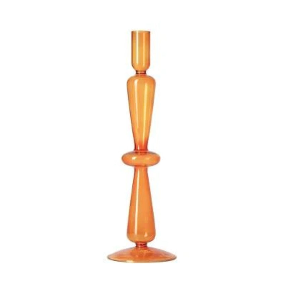 Kerzenständer aus Glas - Bunte Formen mit Retro-Appeal