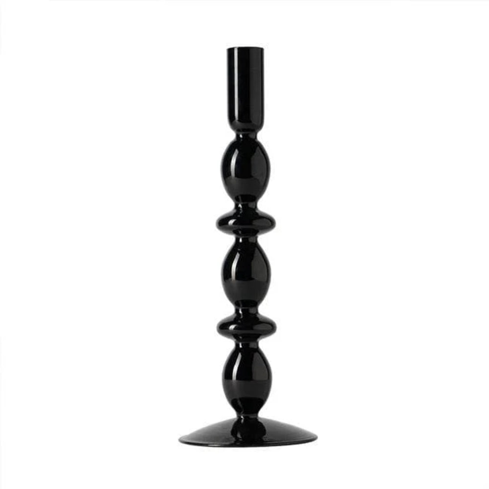 Kerzenständer aus Glas - Bunte Formen mit Retro-Appeal