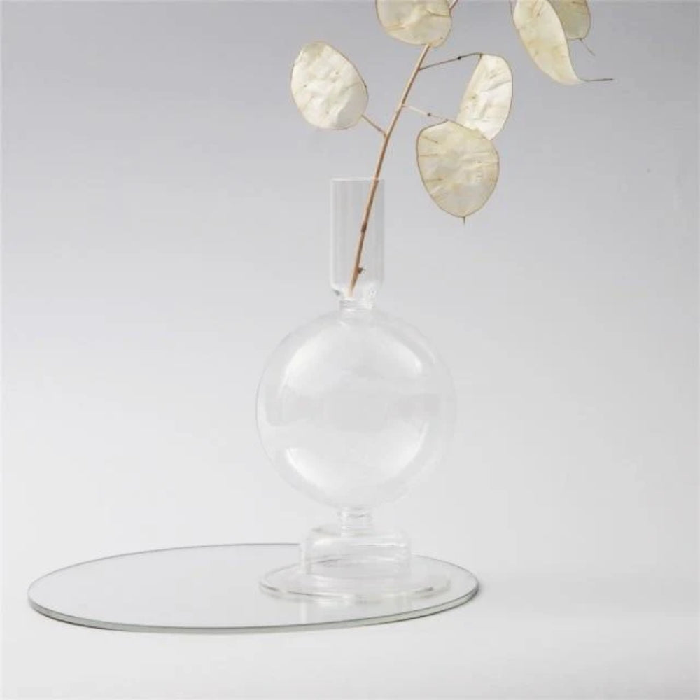 Kerzenständer aus Glas - Bunte Formen mit Retro-Appeal