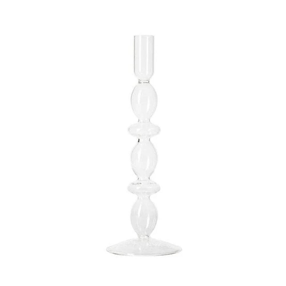Kerzenständer aus Glas - Bunte Formen mit Retro-Appeal