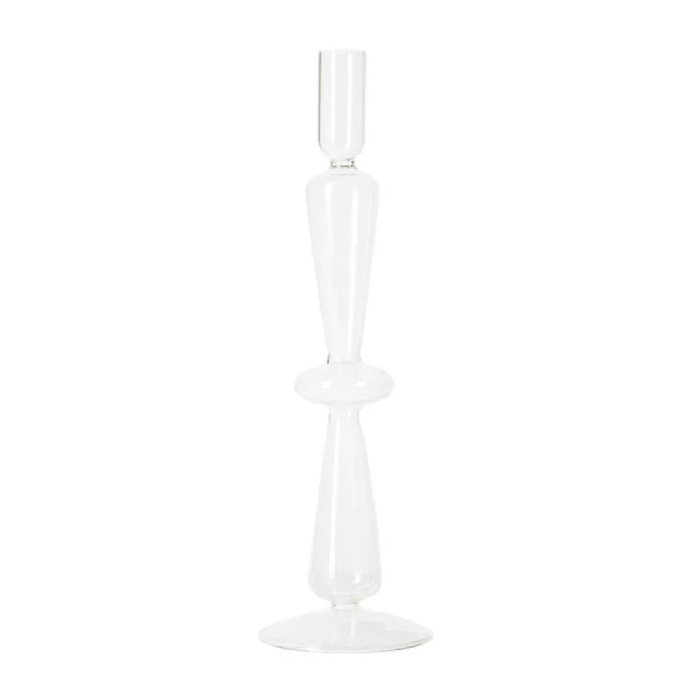 Kerzenständer aus Glas - Bunte Formen mit Retro-Appeal